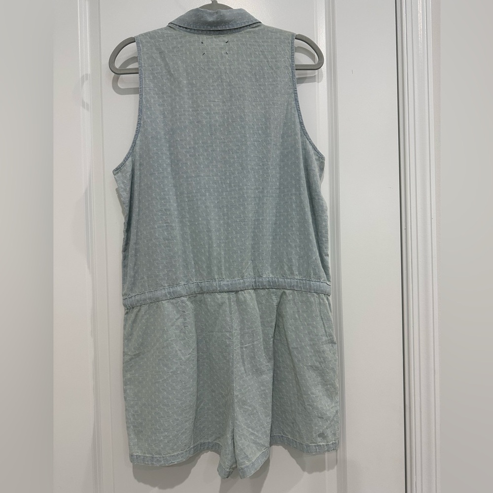 Lou & Grey chambray romper size 10 - Picture 2 of 6